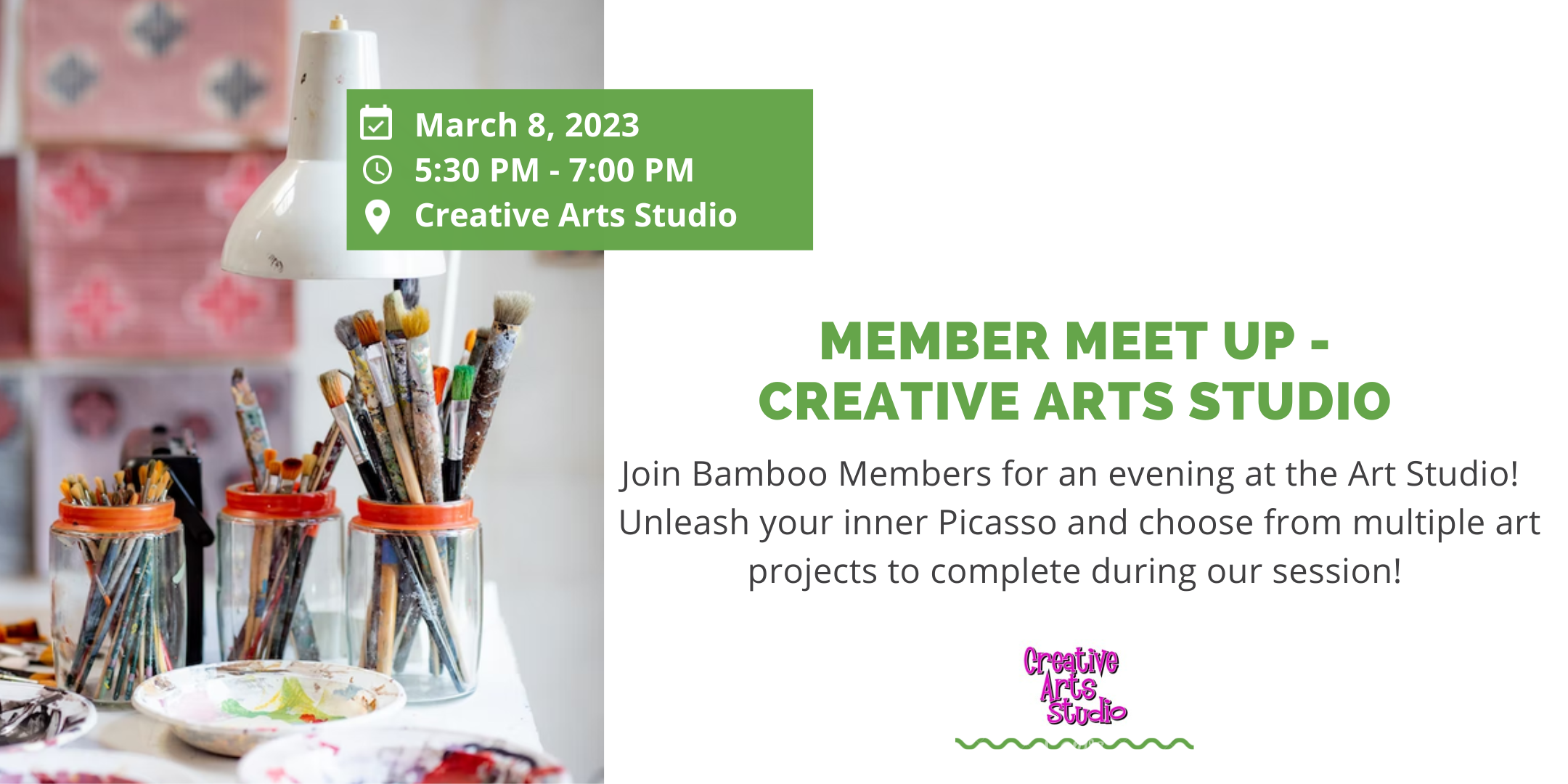 Member Meetup Creative Arts Studio Bamboo Events